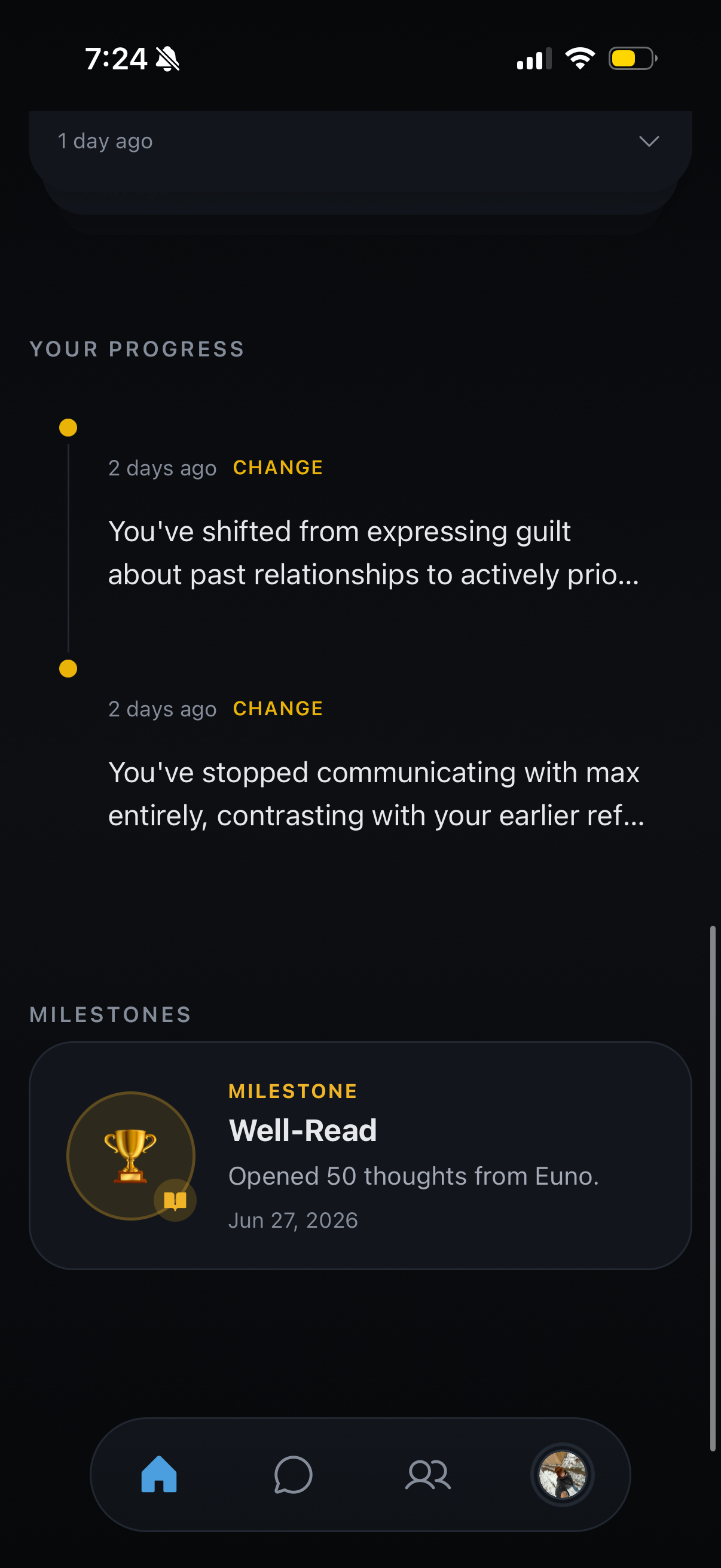 Euno progress and milestones